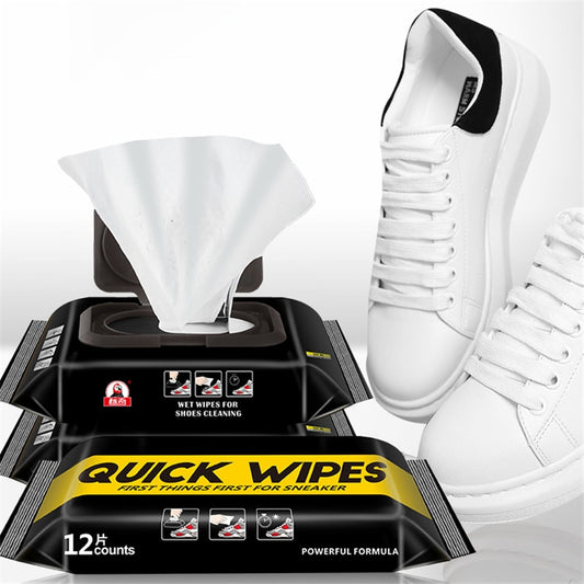 Disposable Shoe Wipes Small White Shoe Artifact Cleaning Tools Care Shoes Useful Fast Scrubbing Quick Clean Wipes